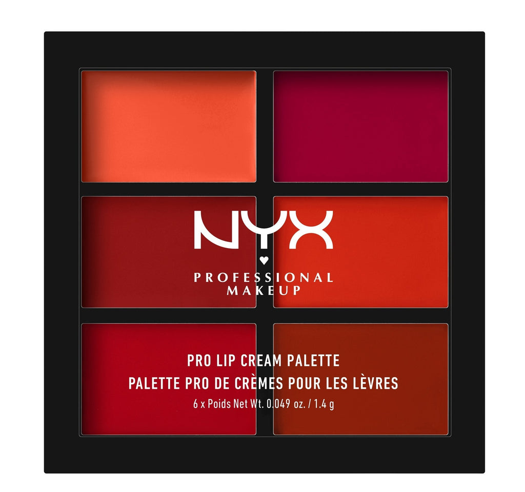 Lip Cream Palette The Reds - Highly Pigmented Lip Colors for Makeup Artists
