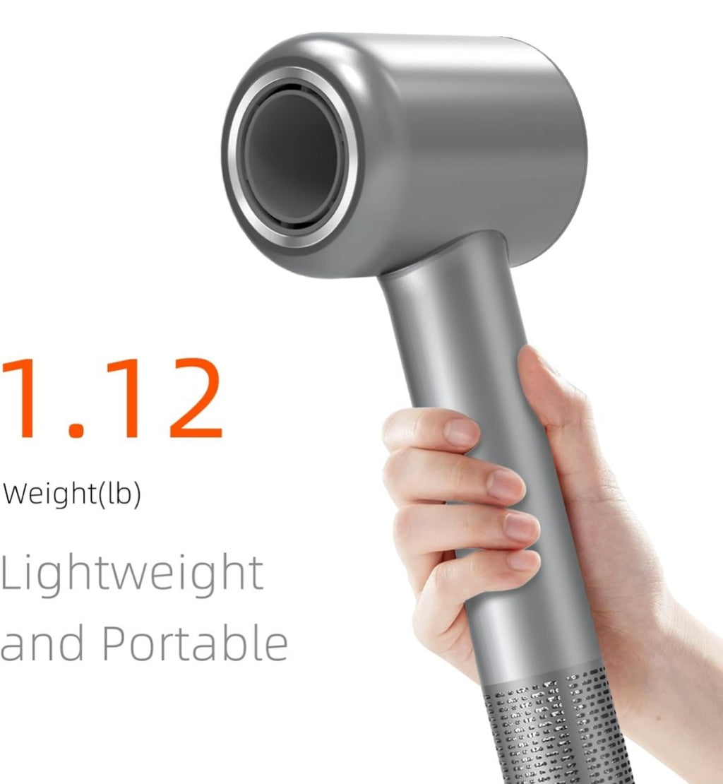 High Speed Ionic Hair Dryer 1600W with Brushless Motor & Cold Shot