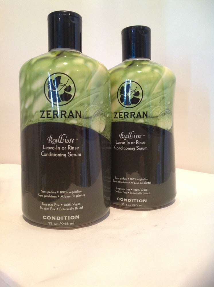 Zerran RealLisse Leave-In & Rinse Hair Serum 32oz - 2 Pack