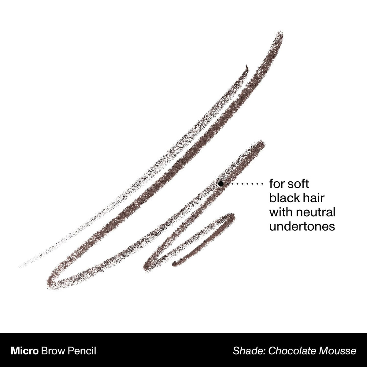 Morphe Micro Dual Eyebrow Pencil - Long-Wear, Precise, Chocolate Mousse
