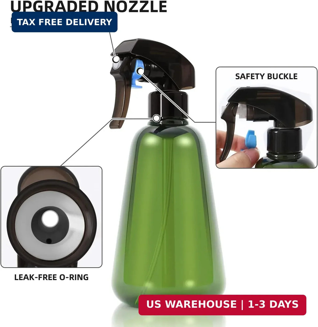 16oz Plant Spray Bottle with Fine Mist for Indoor Gardening and Care