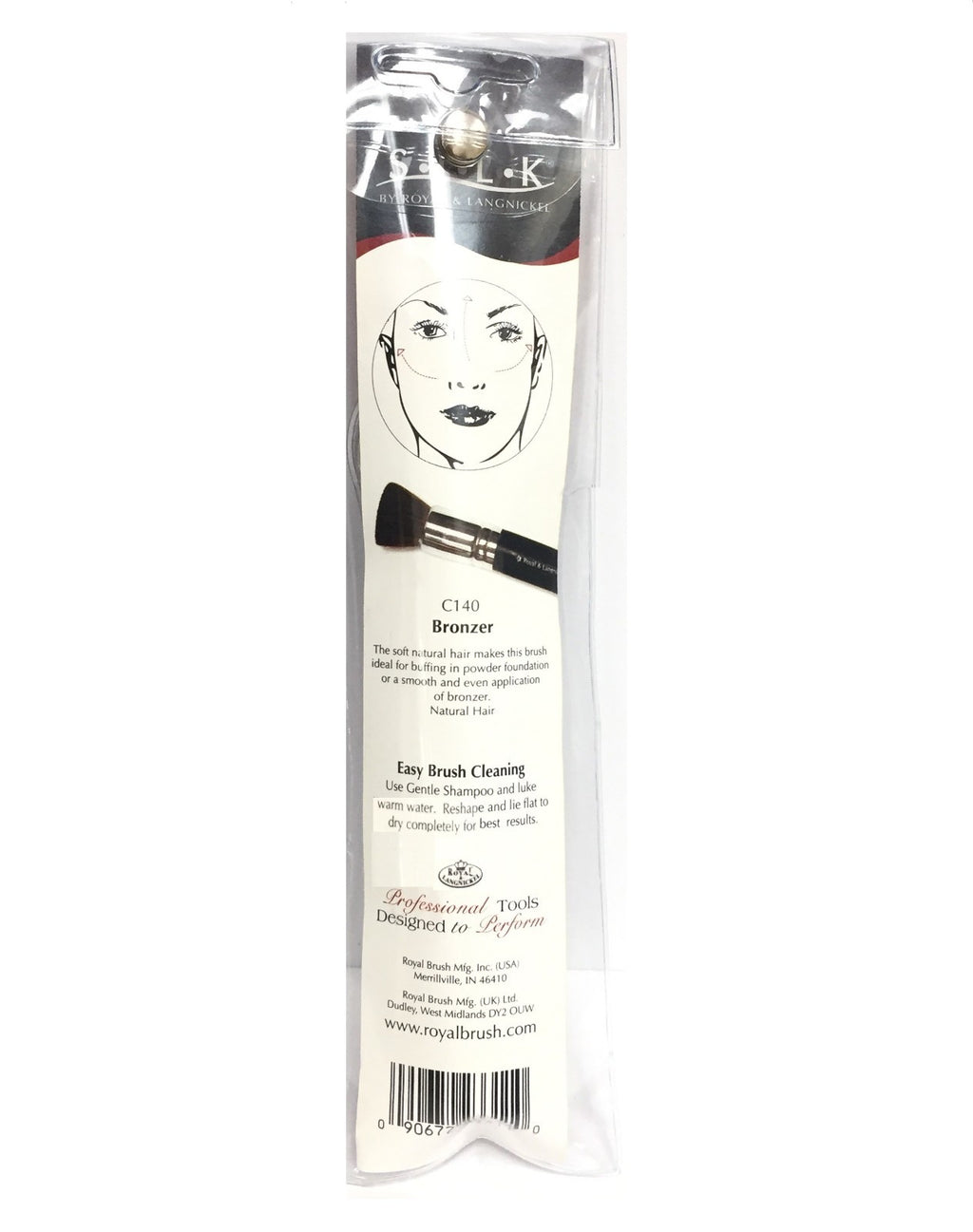 Bronzer Makeup Brush for Face & Body - Silk Brush BC140