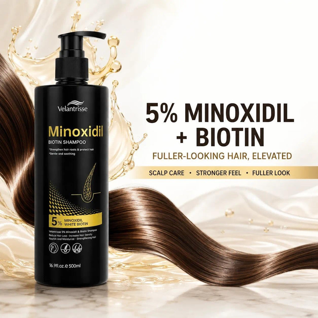Hair Growth Shampoo with Minoxidil & Biotin for Thinning Hair - 16.9 fl oz