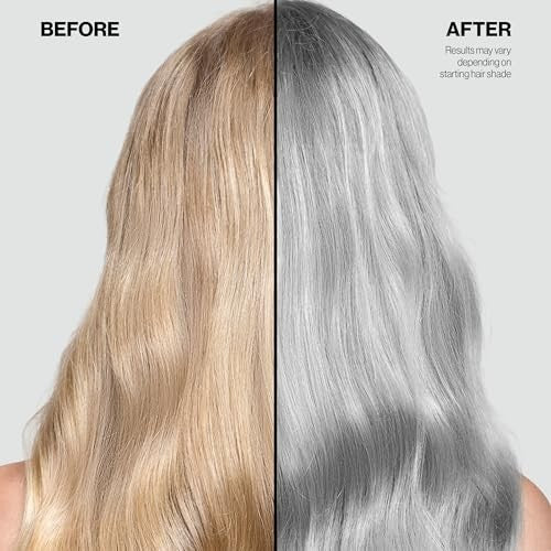 Semi-Permanent Silver Hair Color Conditioner with Keratin - 12 oz