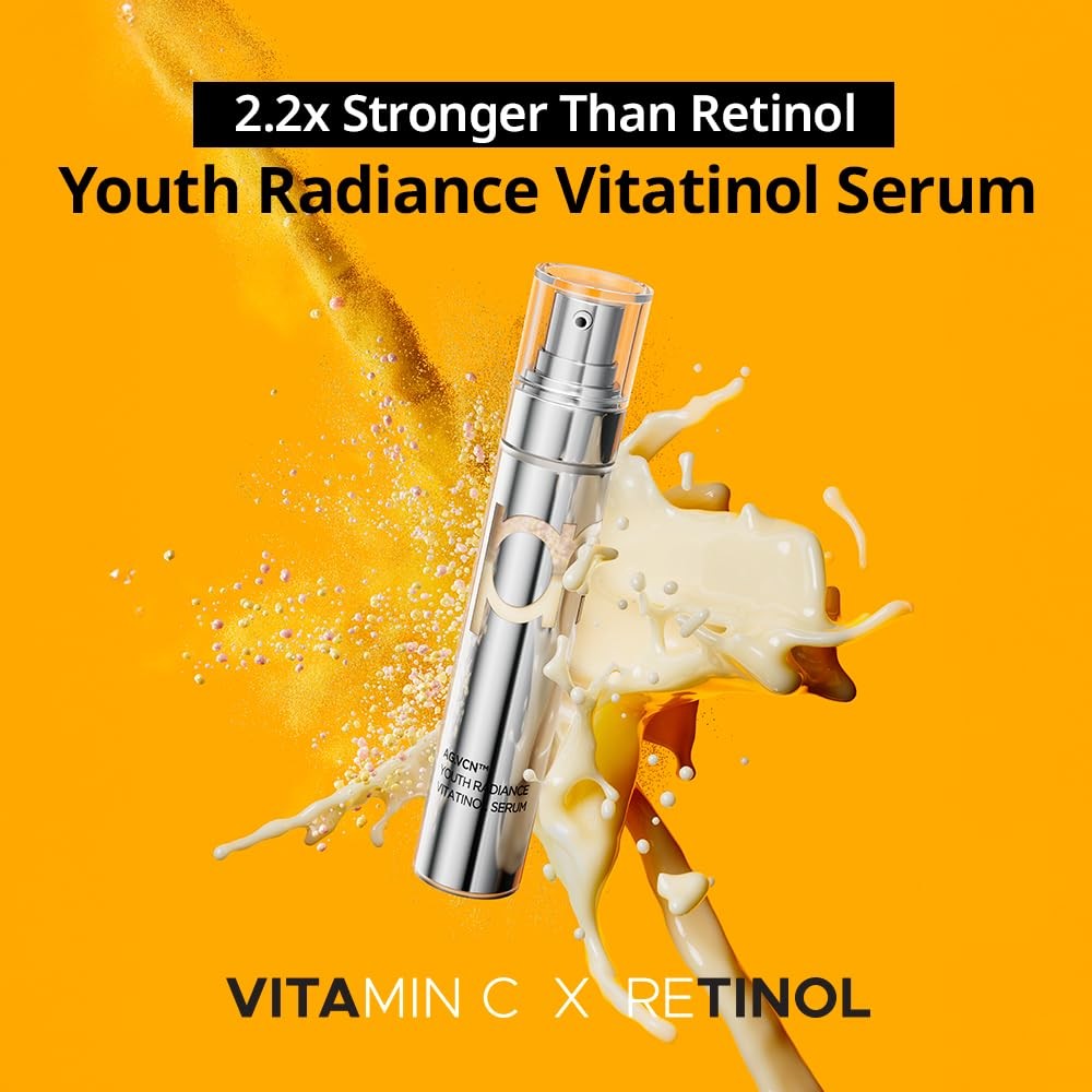 Vitaninol Serum Bundle with Vitamin C and Retinol - Brightening Skin Care Set, 0.7 oz x 2