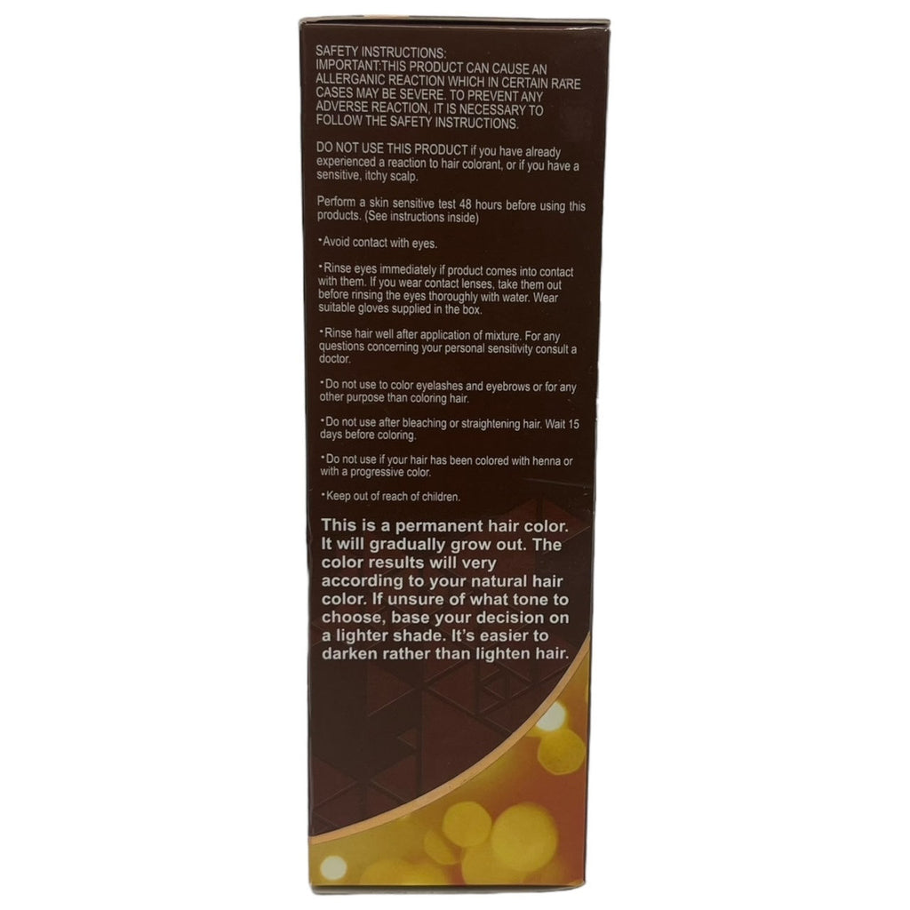 Permanent Hair Color Kit - Light Blonde #010 Professional Quality