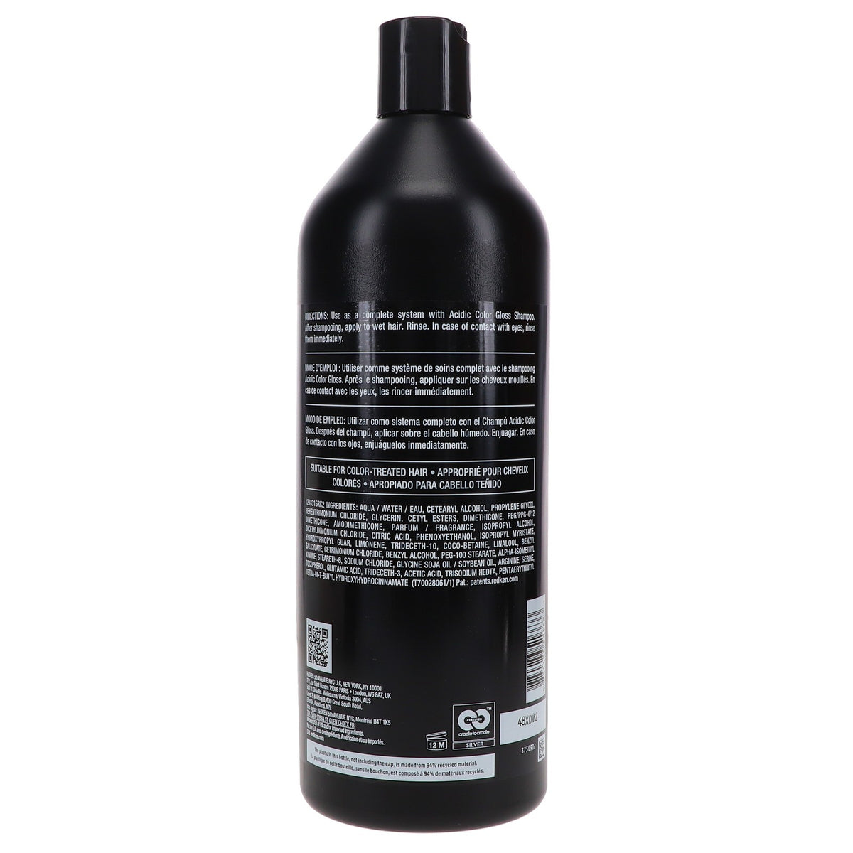 Redken Acidic Color Gloss Conditioner 33.8 oz for Color-Treated Hair - Sulfate-Free Shine