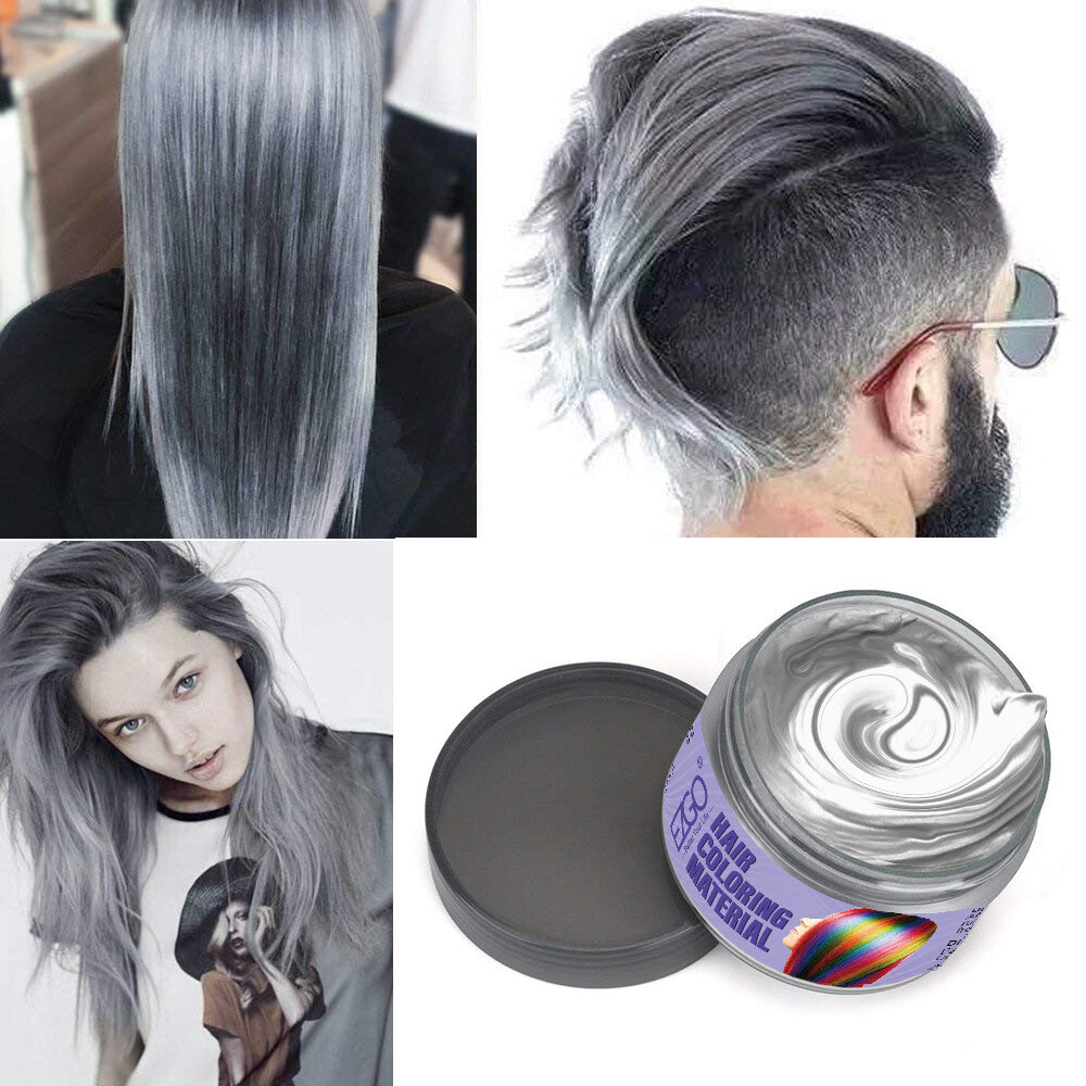 Unisex DIY Temporary Hair Color Wax and Mud - Long Lasting Styling