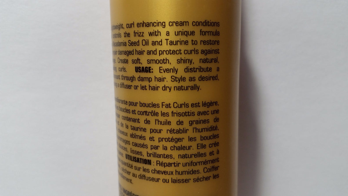 Samy Fat Curls Curl Enhancing Cream for Frizz Control 5 FL OZ - Discontinued