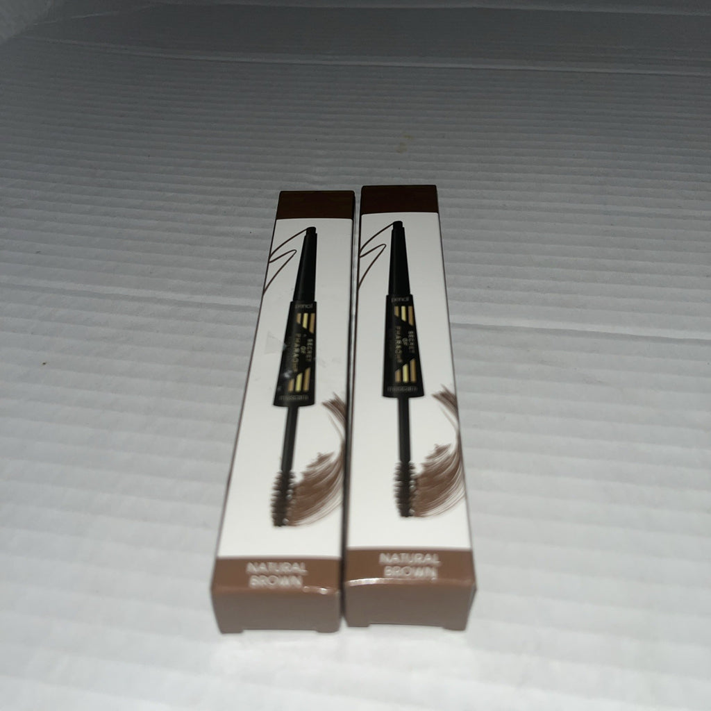 Eyebrow Pencil & Brow Mascara Duo Set - Natural Brown
