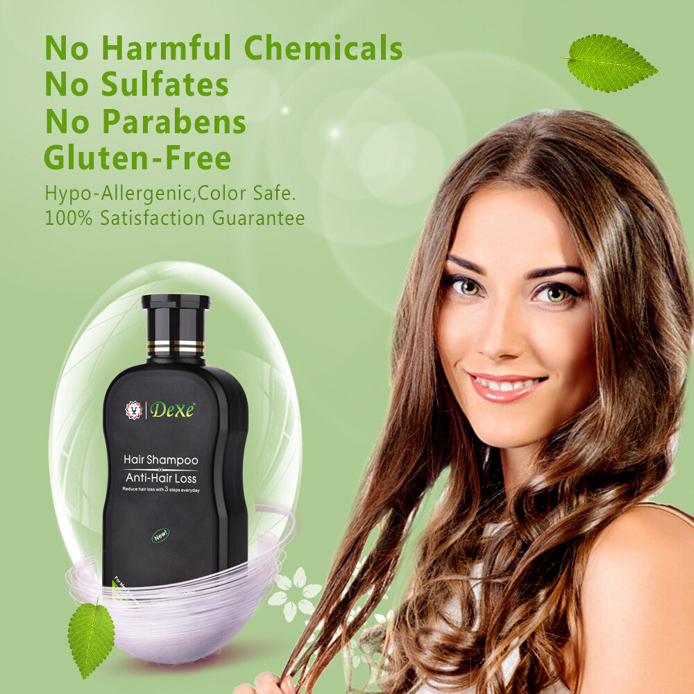 Anti-Hair Loss Shampoo with Ginger Tea Tree Oil for Hair Growth - 2 Pack