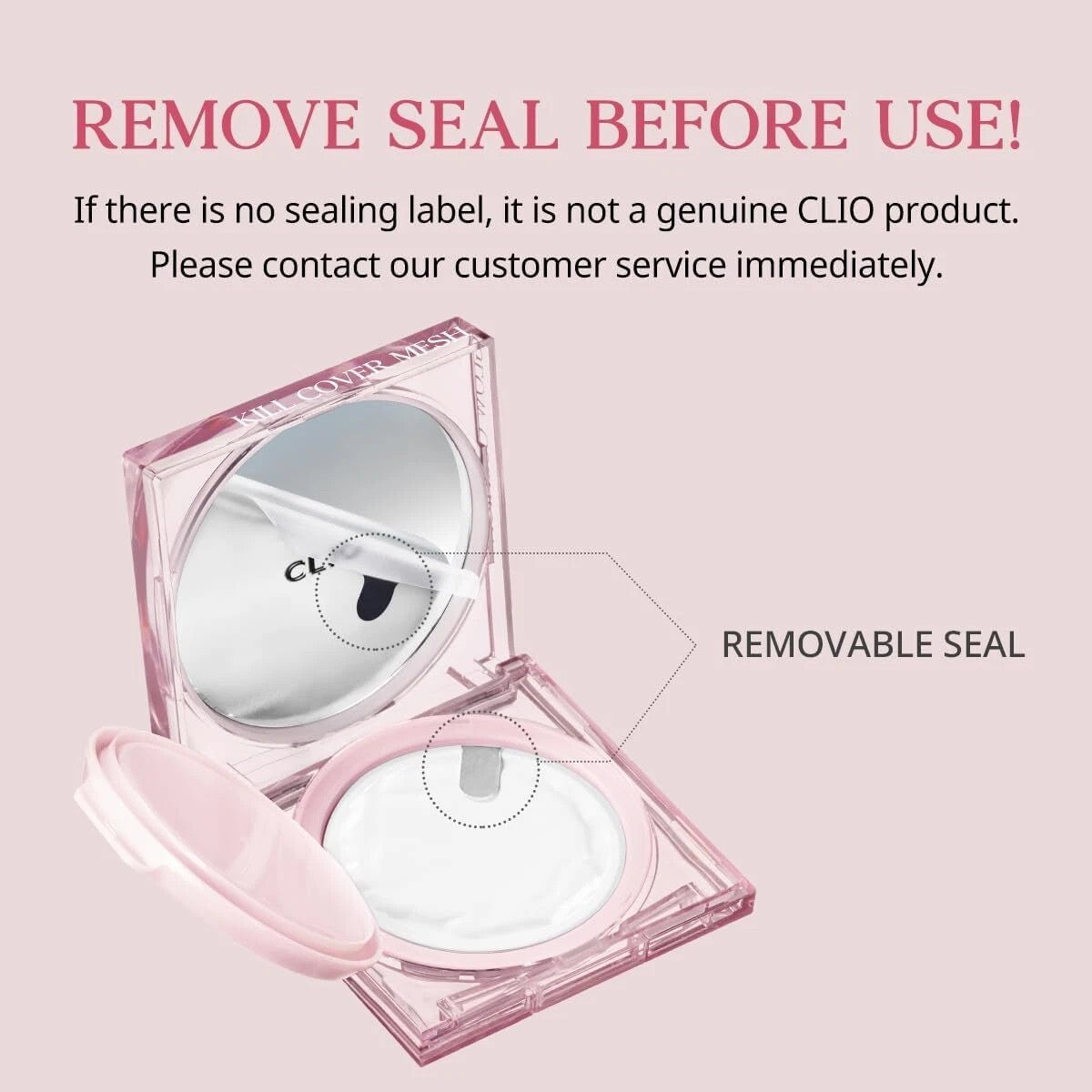 Clio Mesh Glow Cushion Foundation Set 15g + Refill 15g