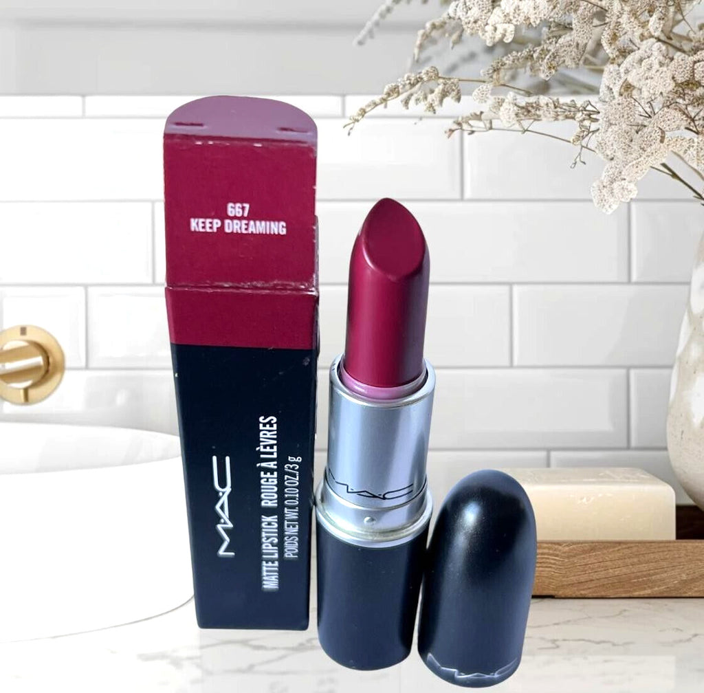 Mac Matte Lipstick 667 Keep Dreaming – 0.10 oz / 3 g New in Box