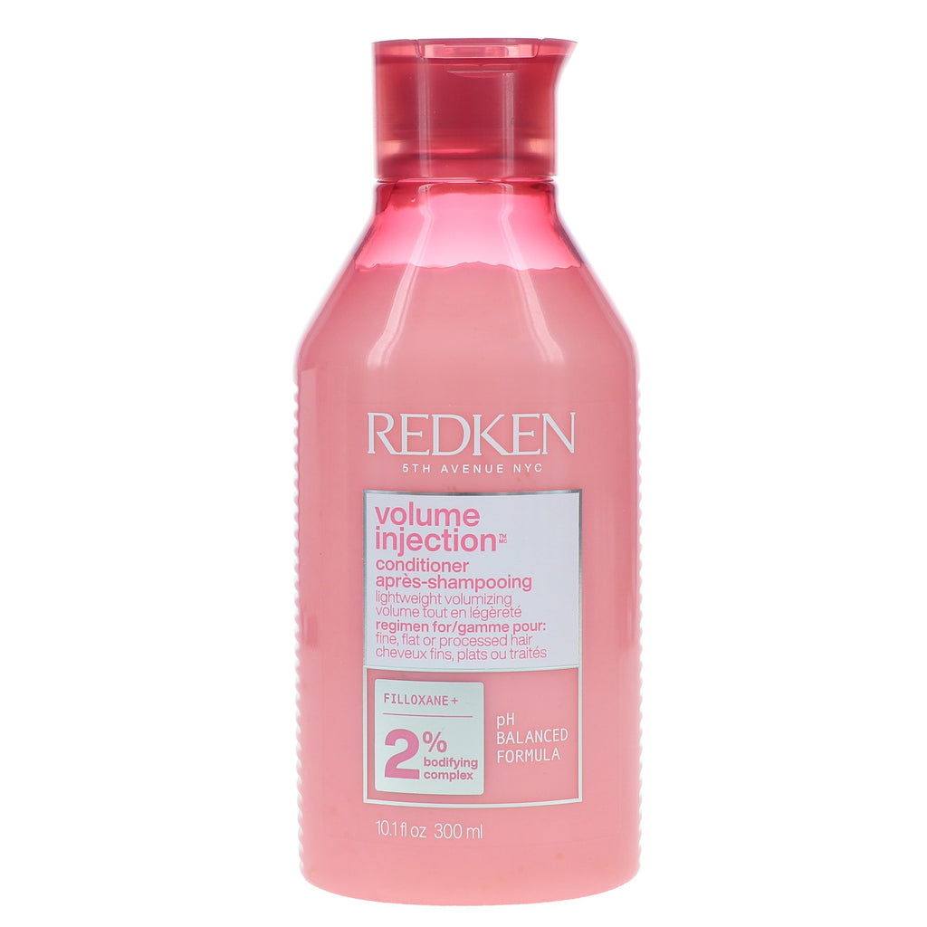 Redken Volume Injection Conditioner 10.1 oz for Fine Hair, Root Lift & Body