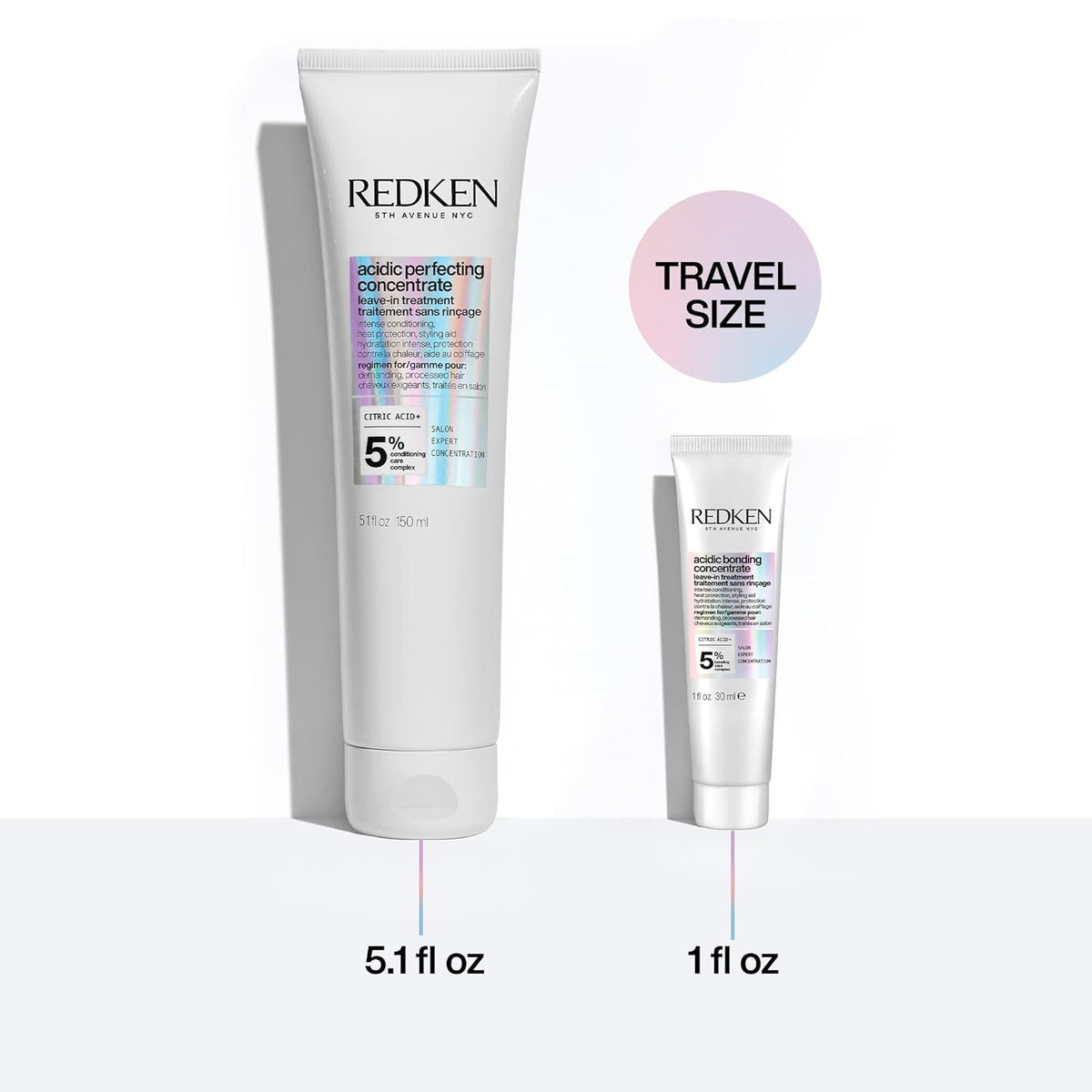 Redken Leave-In Conditioner for Damaged Hair Repair 1 Fl Oz - Vegan, Sulfate-Free