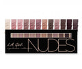 L.A. Girl Beauty Brick Nude Eyeshadow Palette Set – 2 Palettes, 12 Color Each
