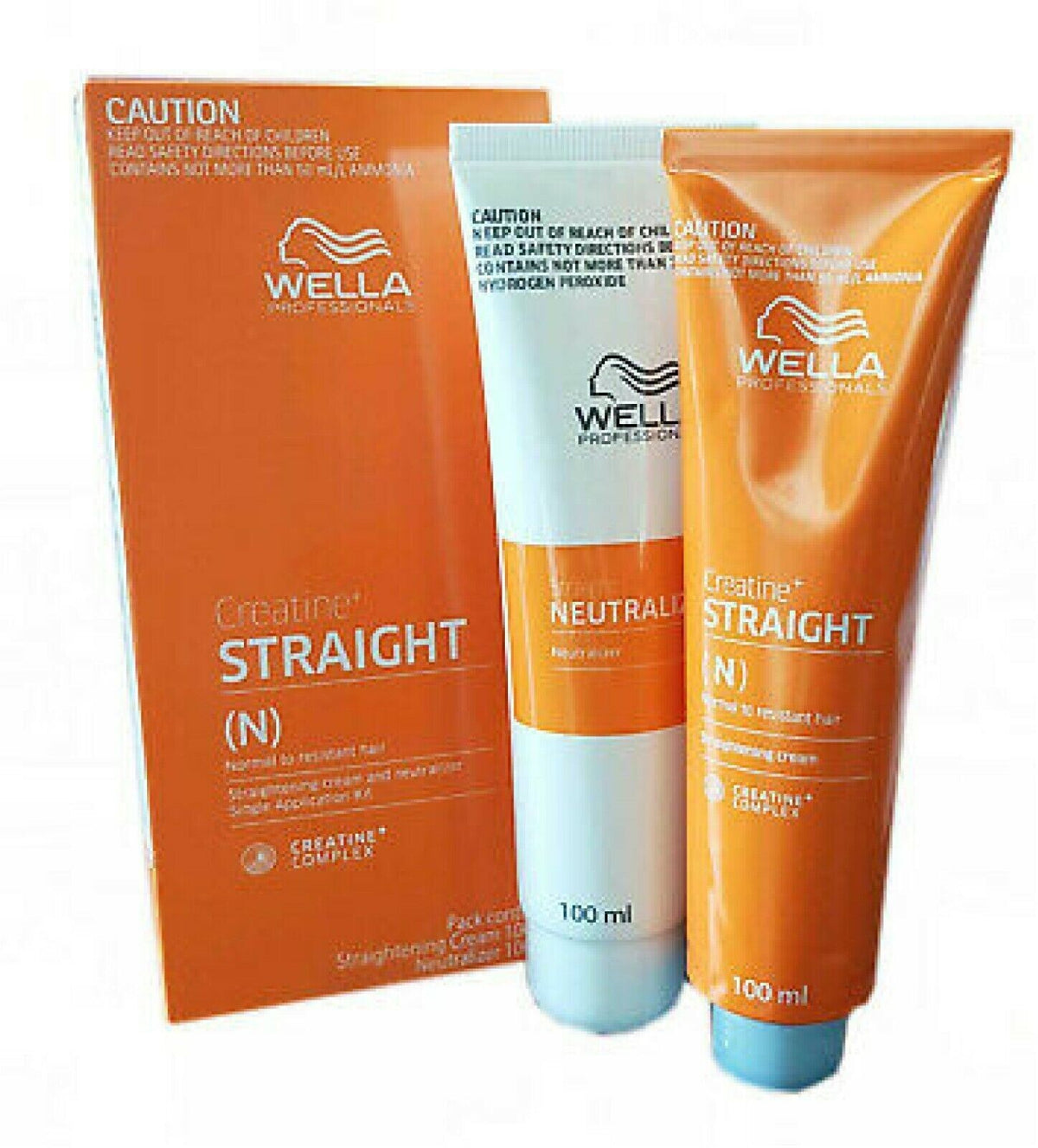 Professional Hair Straightening Cream Kit - 100ML x2 for Up to 12 Weeks Results