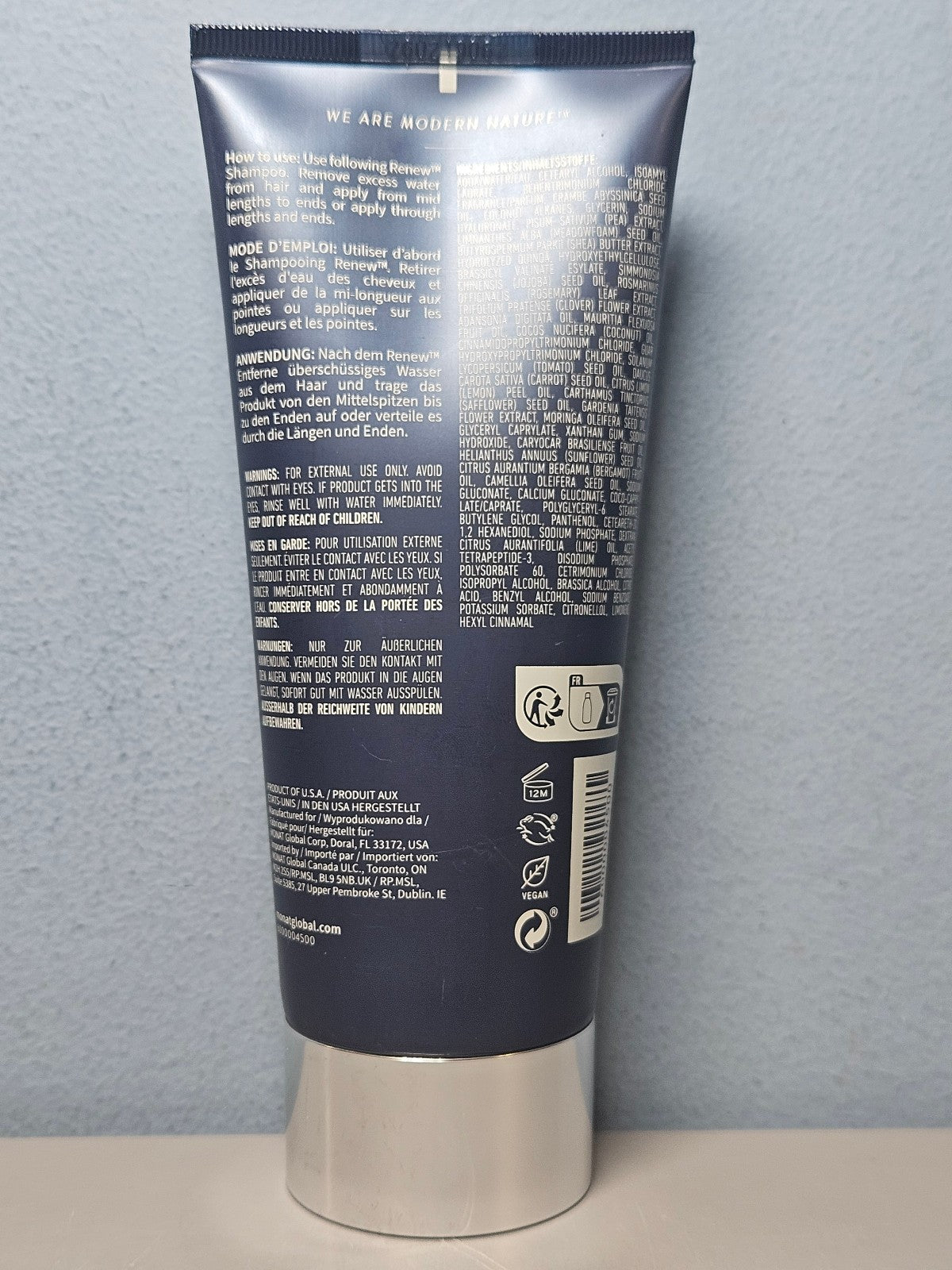 Monat Renew Shampoo & Conditioner Set - Hydrating Hair Care Duo (8oz & 6oz)
