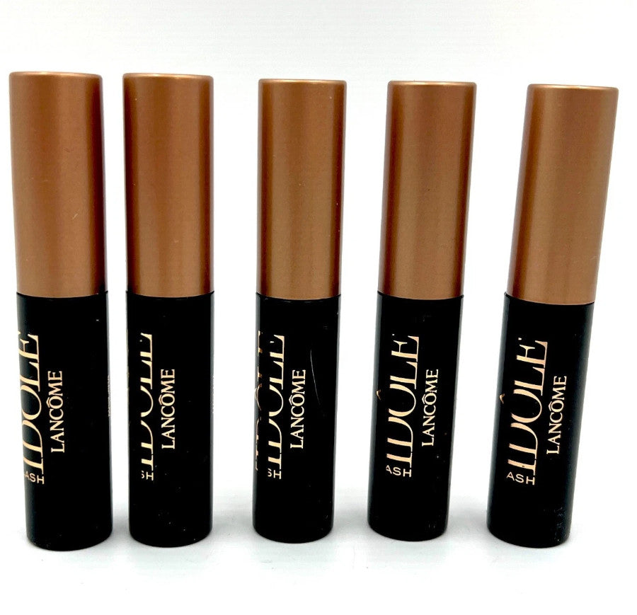 Lancome IDOLE Lash Lifting Volumizing Mascara - Travel Size 0.08 oz Glossy Black 5 Pack