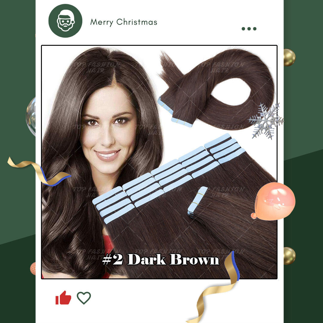 150g Thick Tape-In Human Hair Extensions - Remy Virgin Hair, 16-24 Inches