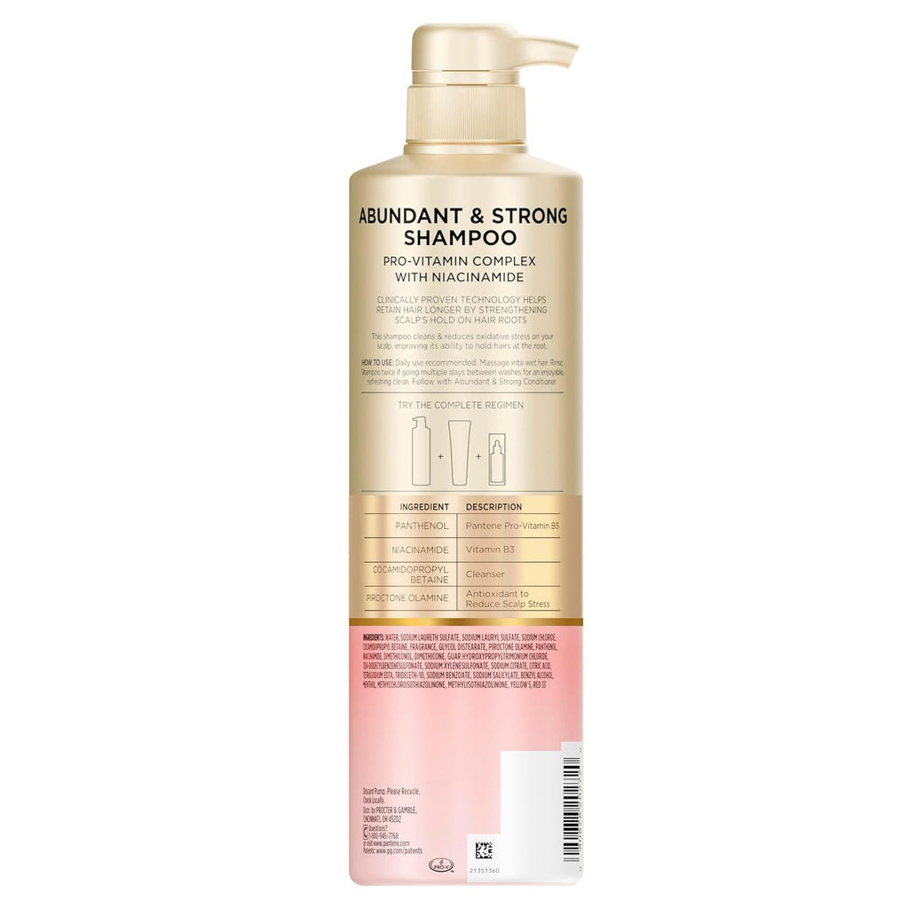 Pantene Pro-V Miracles Anti-Hair Loss Shampoo 13.5oz Daily Strengthening