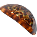 Oval Dual-Tone Handmade Hair Barrette for Women - Secure, Elegant Hair Accessory
