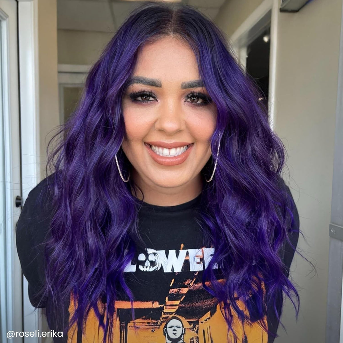 Vibrant Purple Hair Color Semi-Permanent Ammonia-Free 4 Fl Oz