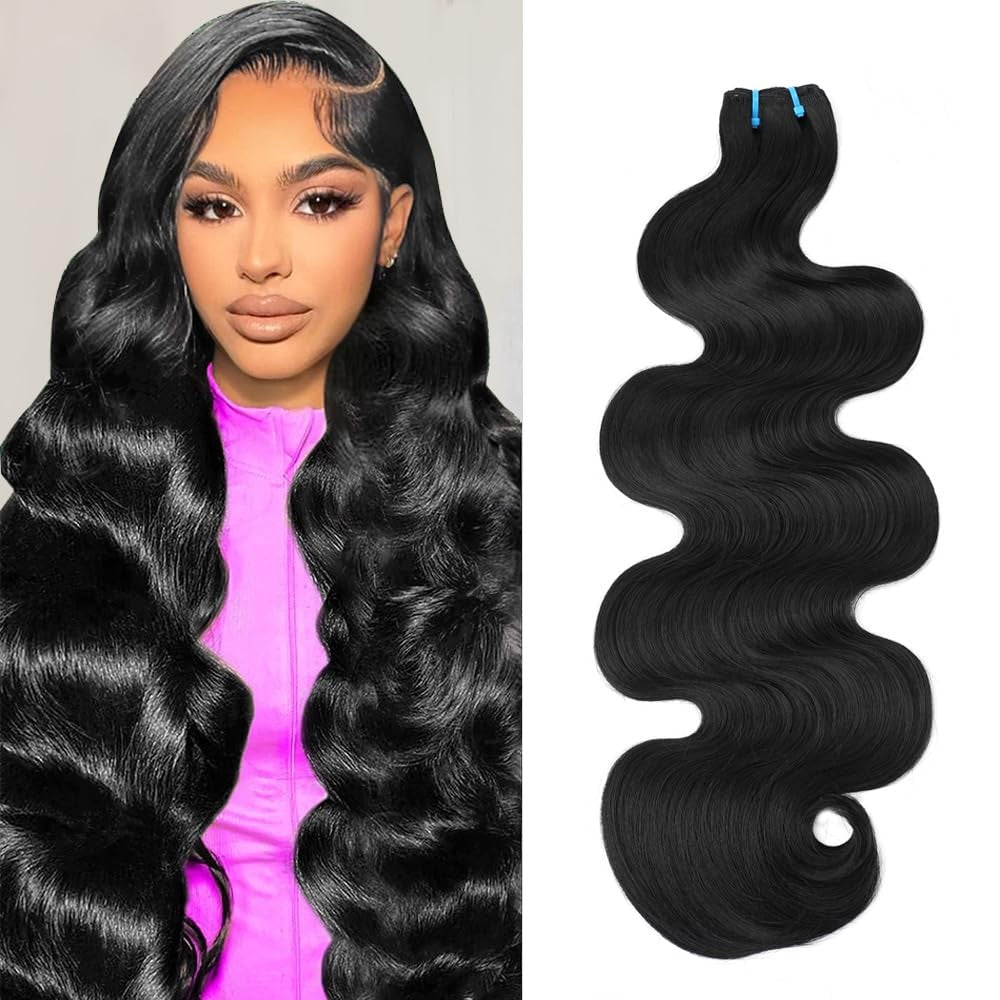17A Raw Indian Virgin Human Hair Bundles - 16 Inch Body Wave