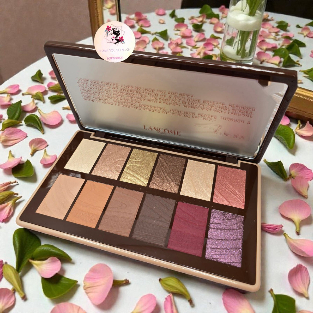 Lancôme Idole Cafe Crush x Sheika Daley 12 Eyeshadow Palette New Authentic