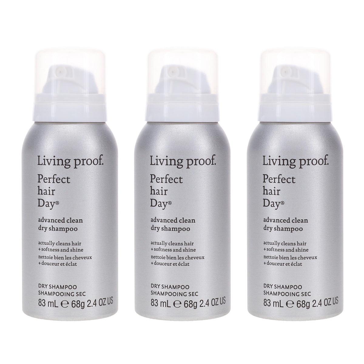 Dry Shampoo for Hair Cleaning & Freshness - 2.4 oz, 3 Pack