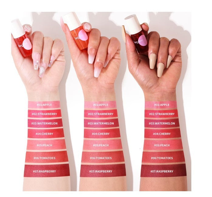 Lip & Cheek Stain Set - 18 Vibrant Waterproof Lip Gloss & Liquid Blush