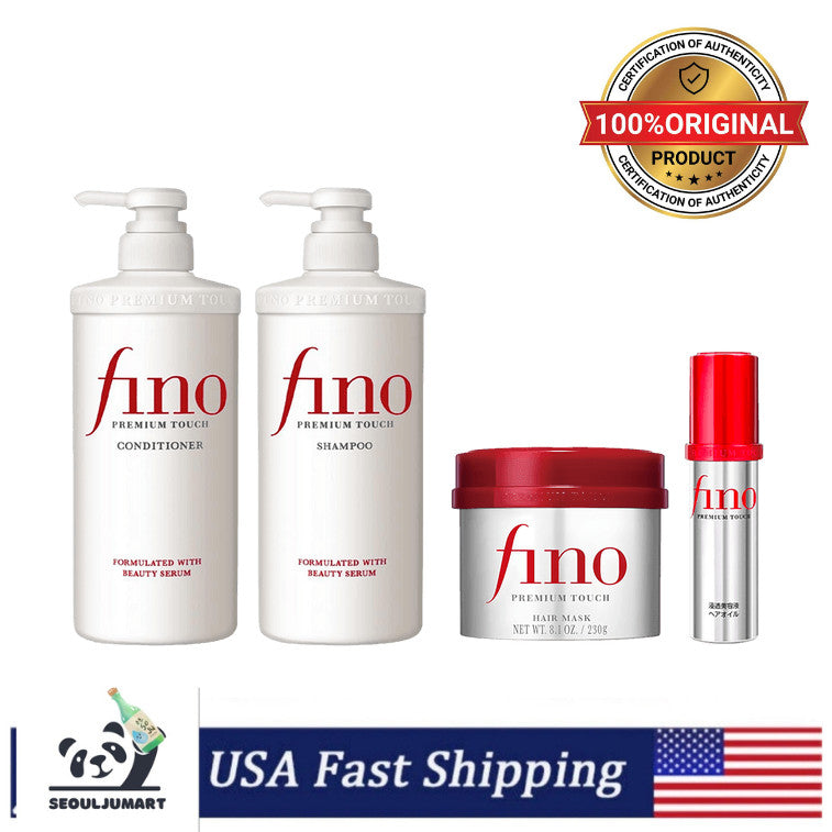 Premium Hair Care Set with Shampoo, Conditioner, Hair Oil & Mask - Deep Repair & Shine