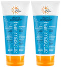 Deep Conditioning Hair Mask for Dry & Damaged Hair - Olive & Avocado, 2 Pack