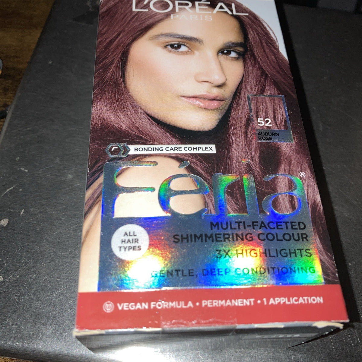 Permanent Hair Color Kit 52 Auburn Rose - 5 Box Pack