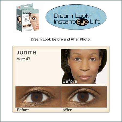 Instant Eye Lift Strips for Droopy Hooded Eyelids, 64 Count - Clear Eyelid Tape