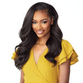 Synthetic Half Wig with Drawstring Cap - Textured Curl, Updo Style