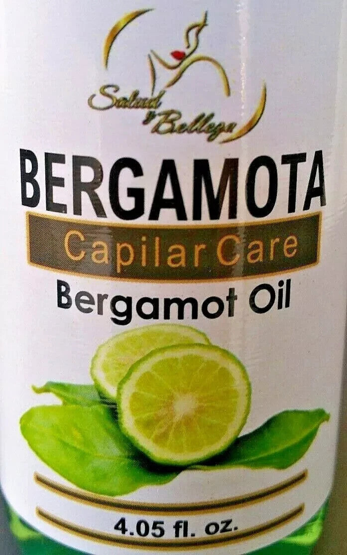 Natural Bergamot Hair Oil Set - 5 Pack 4.5 oz Pure Essential Oil for Hair Treatment