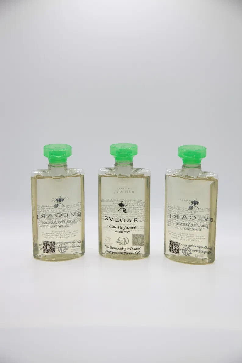Luxurious Green Tea Shampoo & Shower Gel Set - 3 Pack, 2.5 Fl oz Each