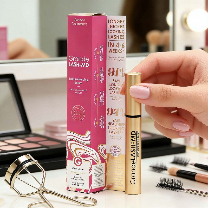 Grande Lash-MD Lash Enhancing Serum 4ML - 6 Month Supply for Longer Eyelashes