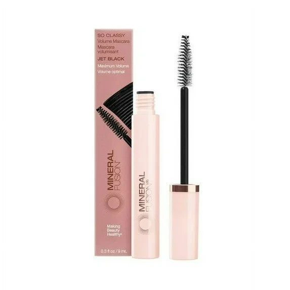 Volumizing Mascara - Natural Lash Thickening & Lengthening, Jet Black 0.3 oz