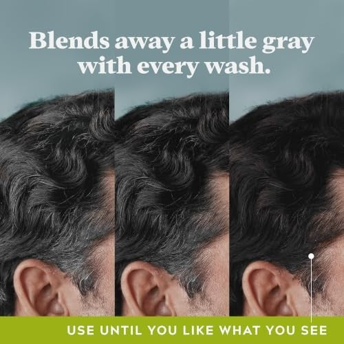 Gray Reducing Shampoo for Men with Keratin - 4 Fl Oz, Pack of 3