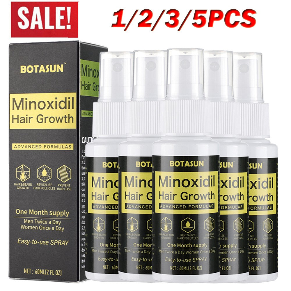 Minoxidil 5% Hair Regrowth Spray for Men - 60ml & Multiple Size Options