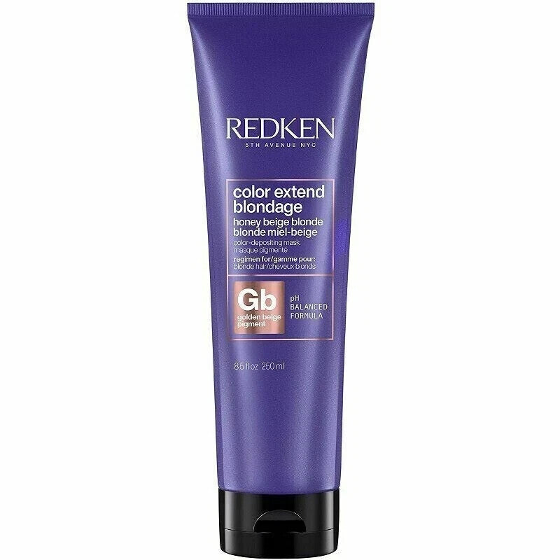 Redken Blondage Color Deposit Hair Mask 8.5 oz for Blonde Hair - Golden Honey Beige