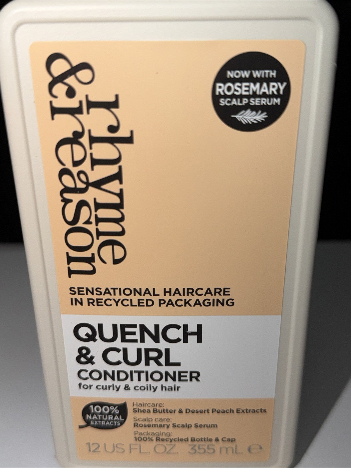 8 Pack Hair Care Set - Quench & Curl Shampoo & Conditioner 12 oz Each