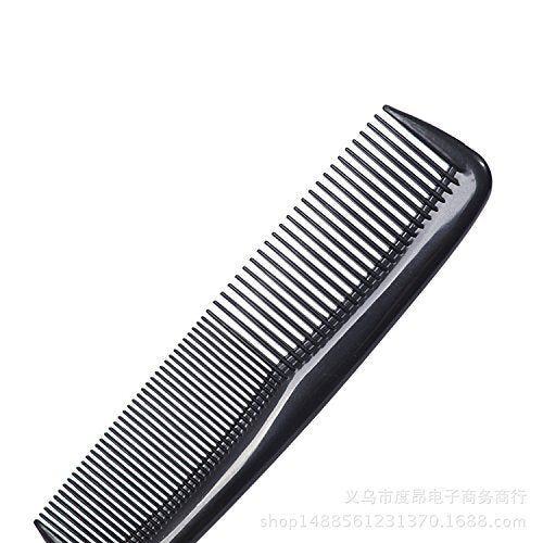 12 Pieces Hair & Mustache Combs Set - Plastic Fine & Coarse Tooth Styling Tools