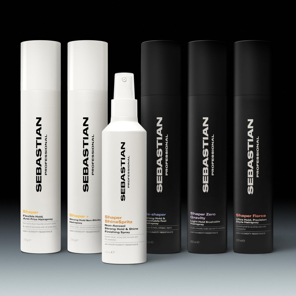 Hair Styling Gel & Satin Finish Spray for Flexible Hold and Heat Protection