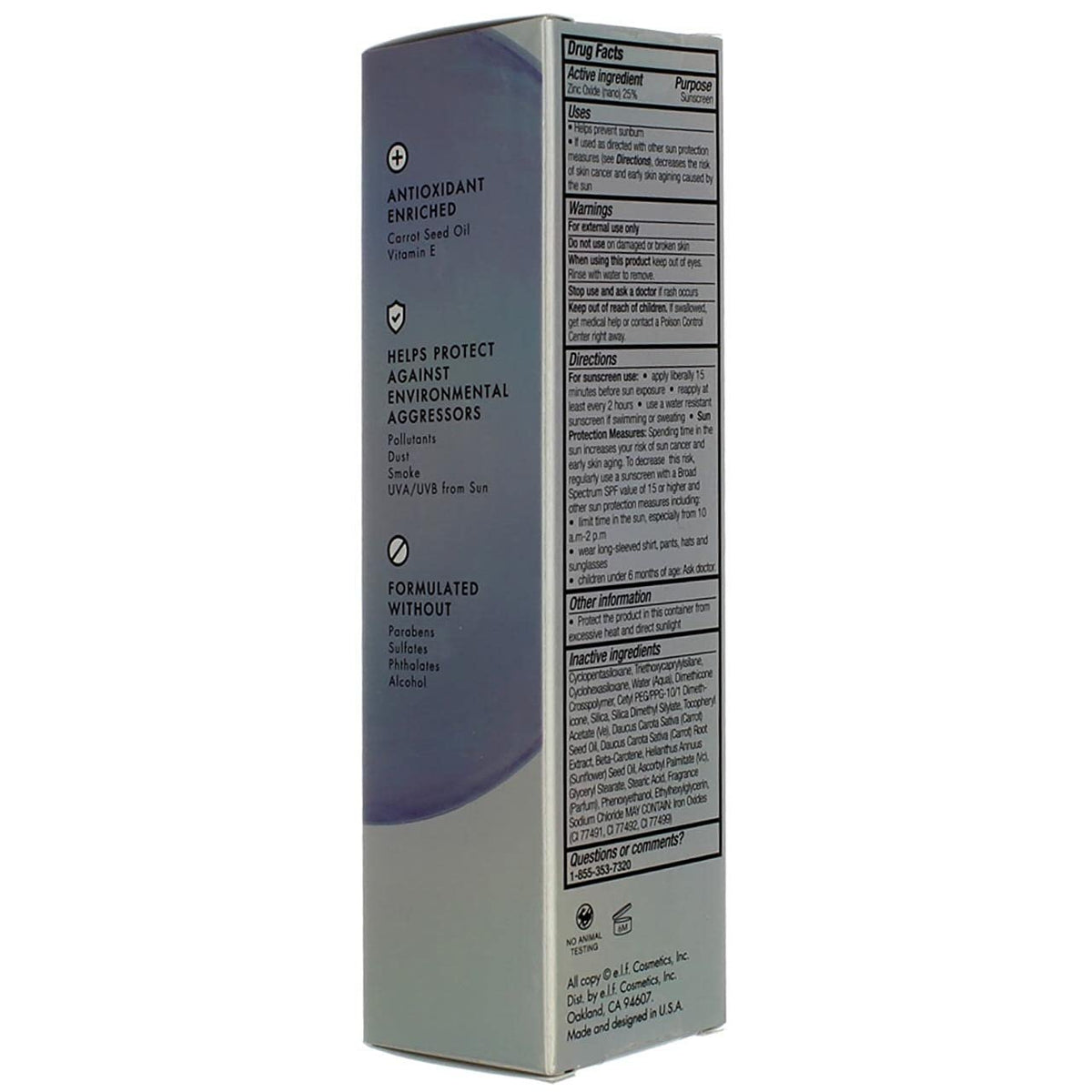 e.l.f Beauty Shield SPF 50 Skin Shielding Primer Universal Tint