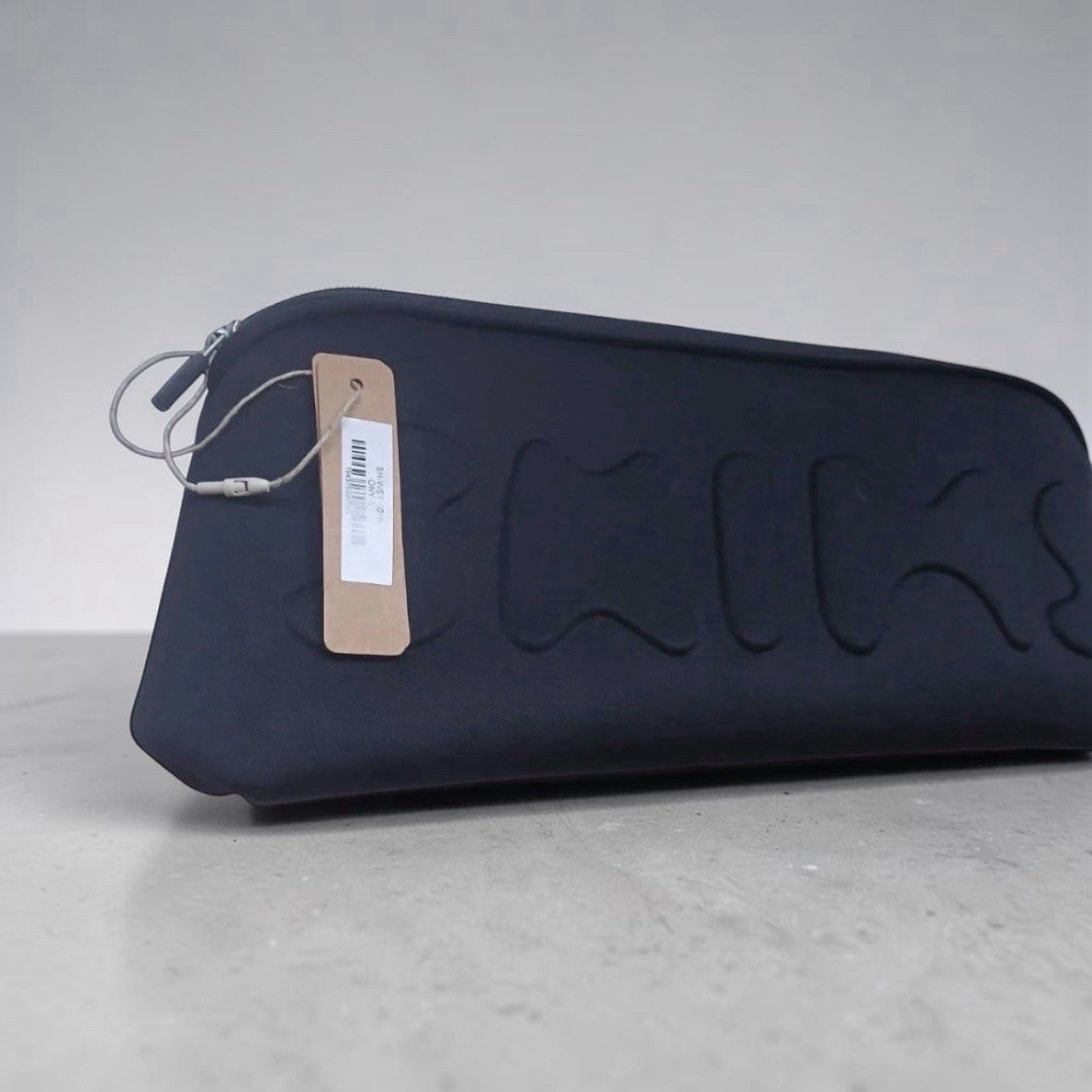Waterproof Neoprene Cosmetic Bag with Embossed Logo - 12 Inch Clutch