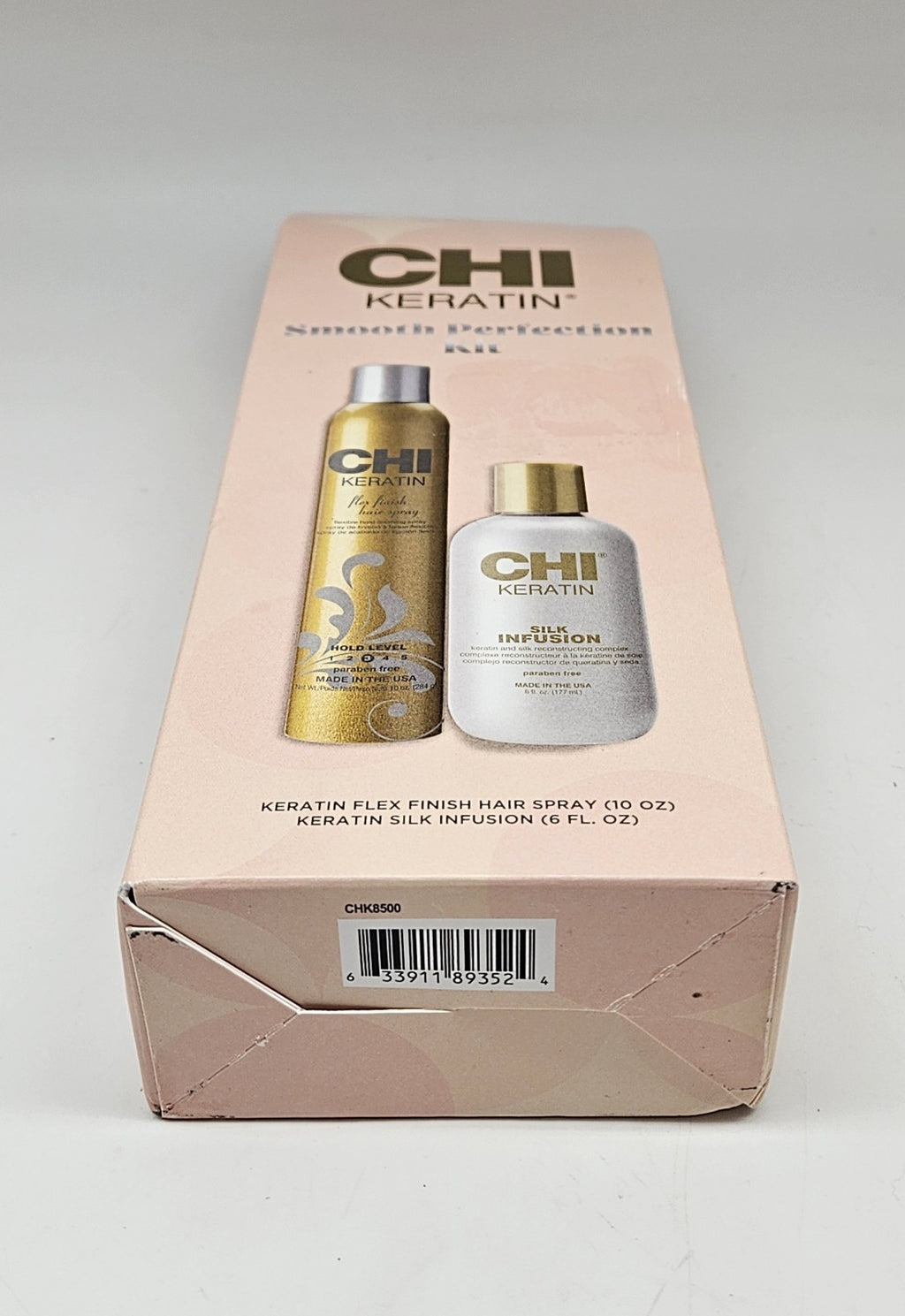 Keratin Hair Smoothing Kit with Flexible Finish Hair Spray & Silk Infusion