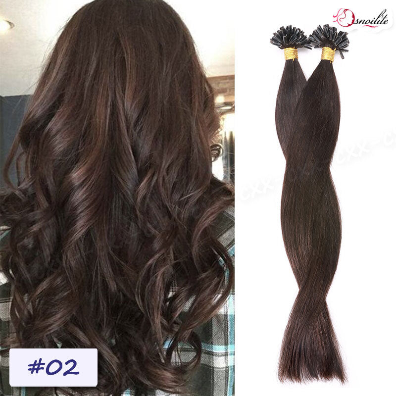 Pre Bonded Keratin Fusion Nail Extensions - Remy Human Hair, All Variants